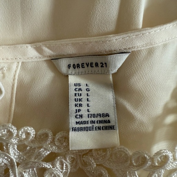 VTG Y2K White Dress L Angel Fairy Feminine LACE DETAIL - Picture 6 of 15